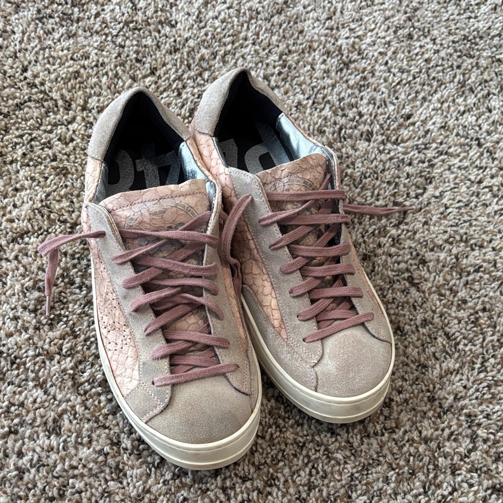 P448 Women's Sneakers in Taupe and Beige